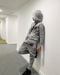 Conjunto Trapstar Gris Gris Rojo