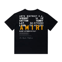 Amr Military Black Specs Stencil T-shirt