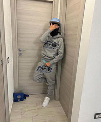 Conjunto Trapstar Gris Gris Azul