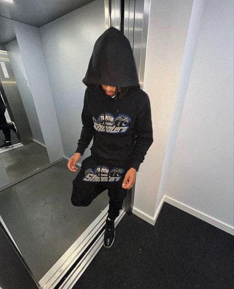 Conjunto Trapstar Negro Negro Azul 2