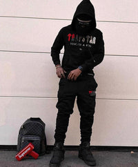 Conjunto Trapstar Negro Negro Rojo
