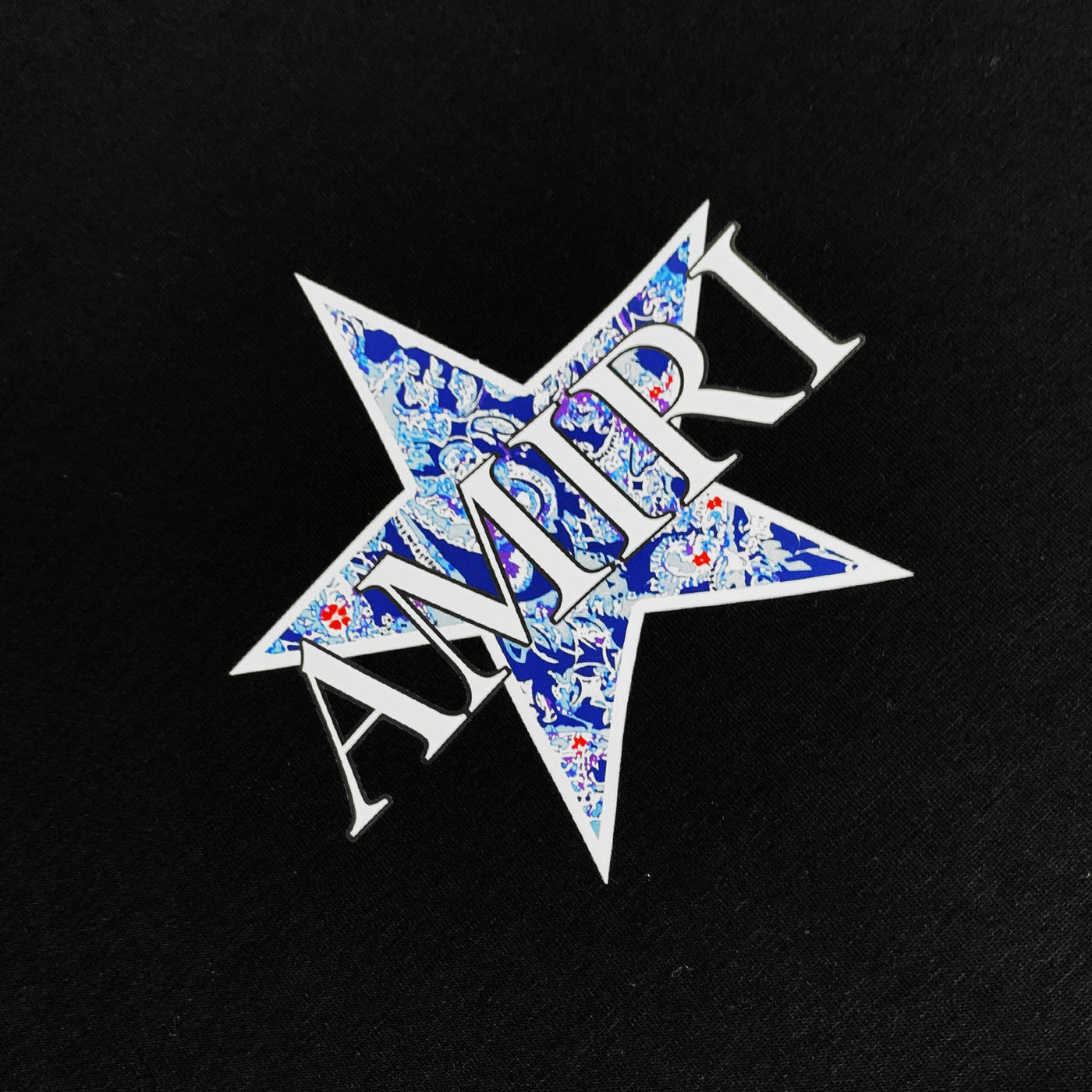 Amr Paisley Star T-shirt Blanco