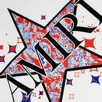 Amr Paisley Star T-shirt