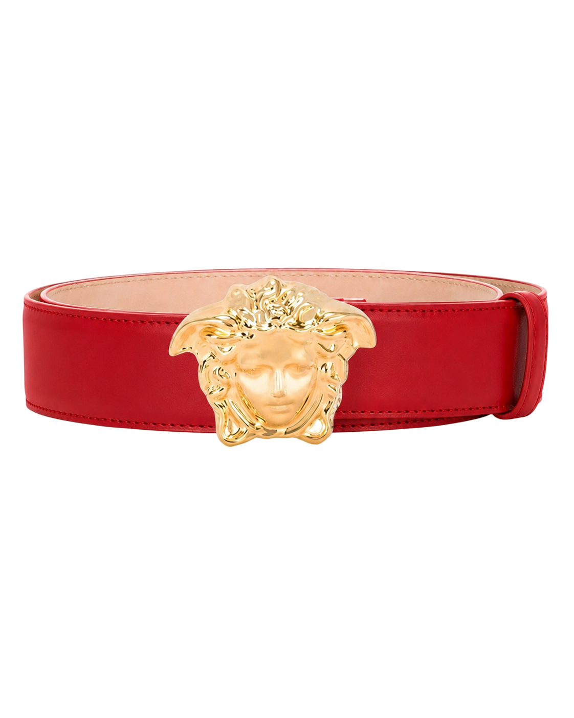Cinturon Versace Medusa Rojo